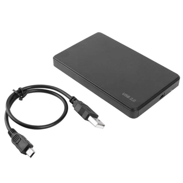 USB 2.0 2.5 Inch SATA to USB External Hard Drive Enclosure HDD / SSD, Hard Disk Box