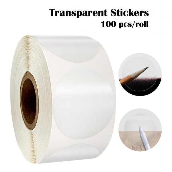 Transparent Box Seal Packaging Stickers