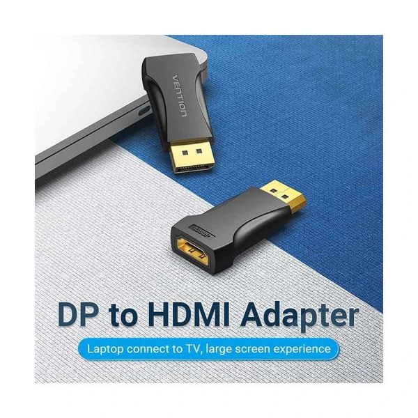 Vention HBOB0 DisplayPort Male to HDMI Female Black Converter - Image 2