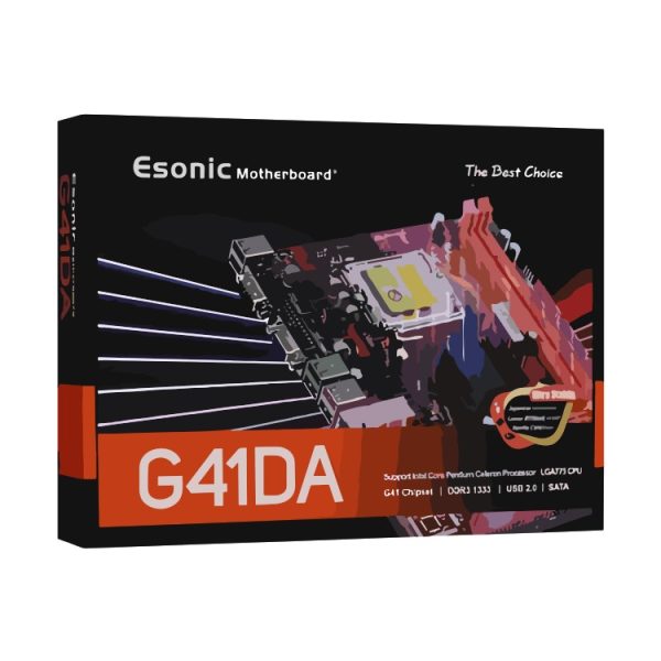 Esonic G41DA DDR-3 Intel LGA775 M-ATX Motherboard