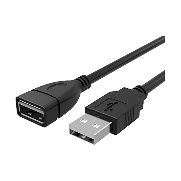 Yuanxin Y USB Male to Female 3 Meter Black extension Cable