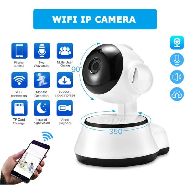 WIFI IP Camera 360 degrees Doll Wifi Camera to Way Audio