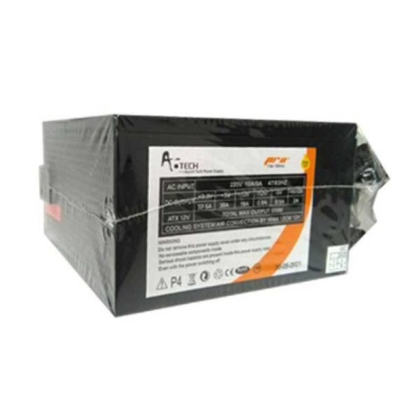 A.Tech TP-ATX30 500W 80 Plus ATX12V Power Supply with 120mm Fan, Single Rail